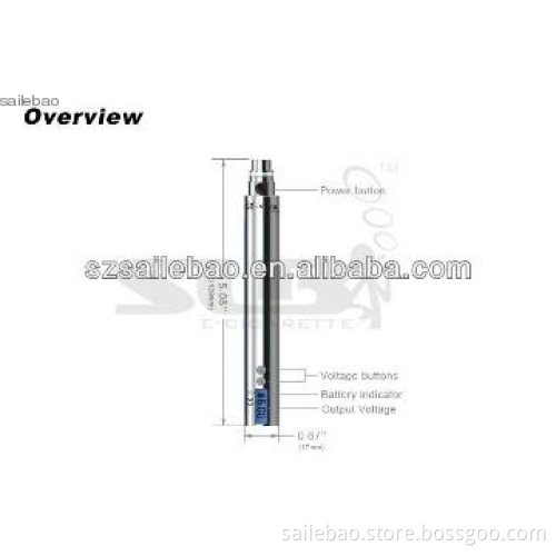 Sailebao 2013 the hottest selling variable voltage battery EGO V V2 me
